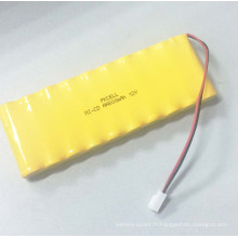 Batterie rechargeable de Ni-CD 9.6V AA 800mah de PKCELL avec le paquet d&#39;industrie